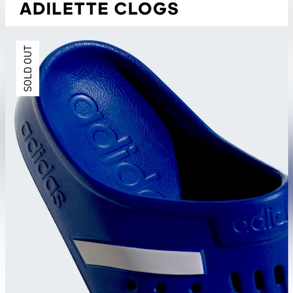 Never Worn Adilette Clogs in Color Royal Blue Size 7 in Men - Picture 8 of 16